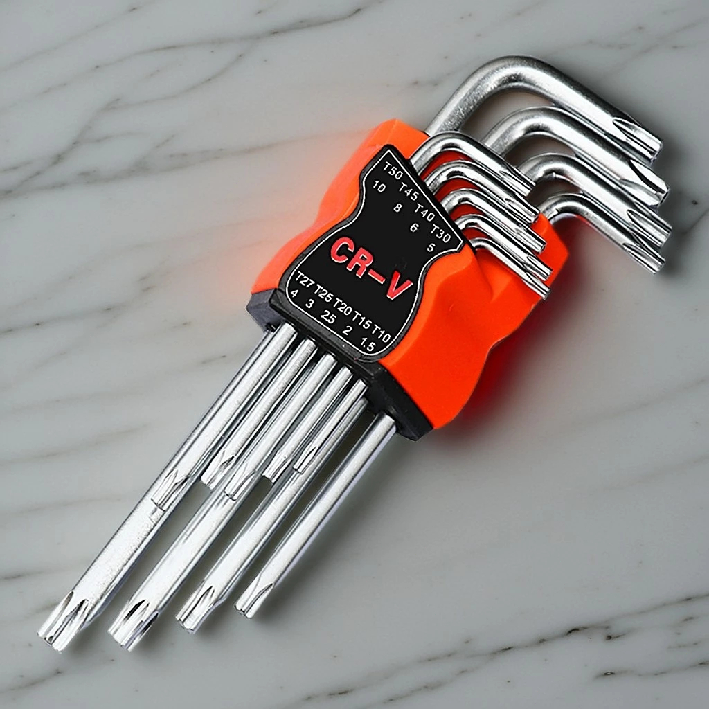9PCS/set Hex Key flower type Ball End Torx Key star alen Allen Wrench ...