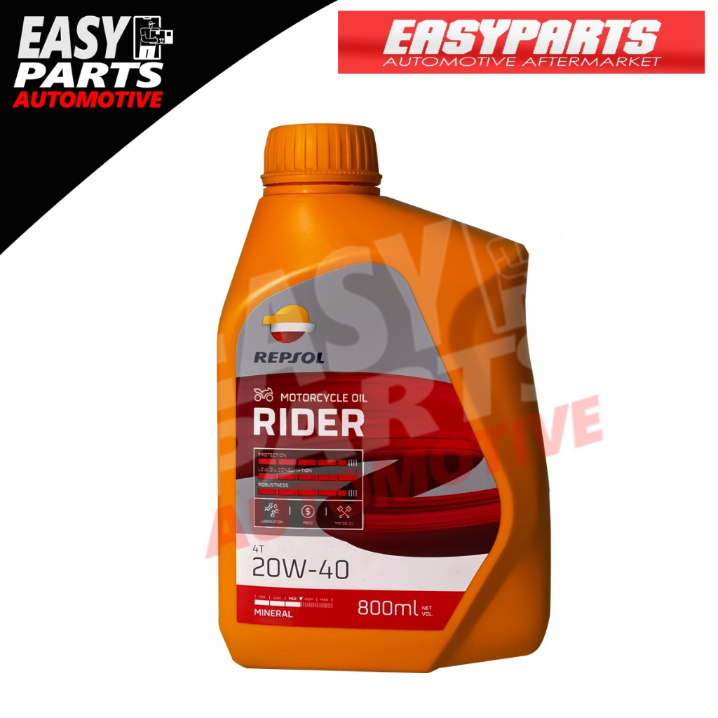 Repsol Rider 4T 20W-40 800ml | Shopee Philippines