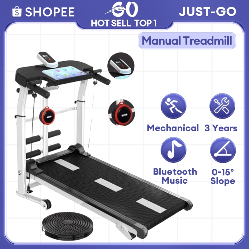 Manual Treadmill Machine Foldable Walking Pad Incline Threadmill ...