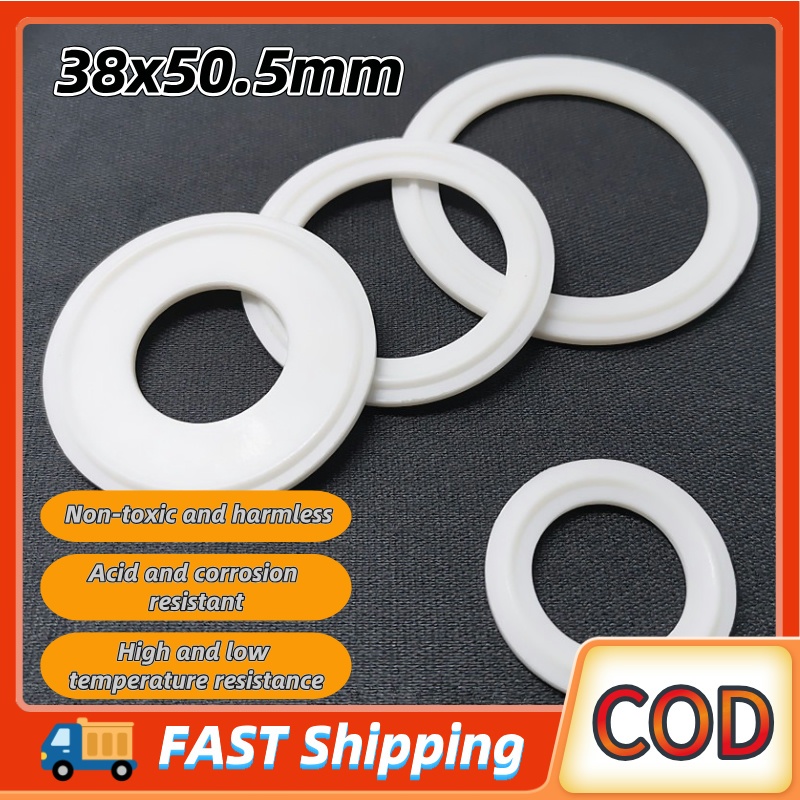 Food Grade Polytetrafluoroethylene Quick-Release Seal Ring/PTFE Clamp ...