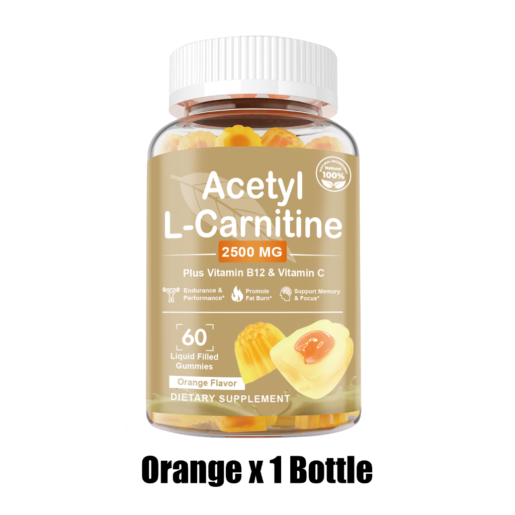 Omilay Acetyl L Carnitine 2500MG Appetite Suppressant L Carnitine  Supplement Energy Boost 60 Gummies | Shopee Philippines