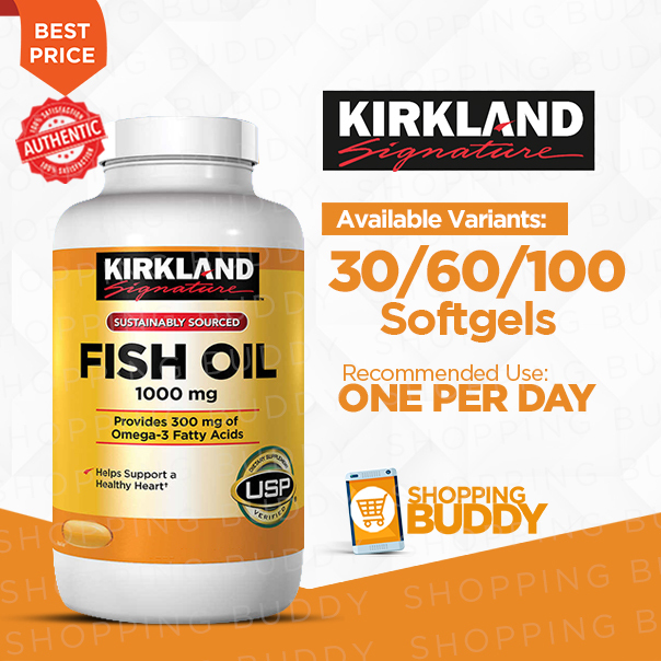 Kirkland Signature Fish Oil 1000 mg., 400 Softgels