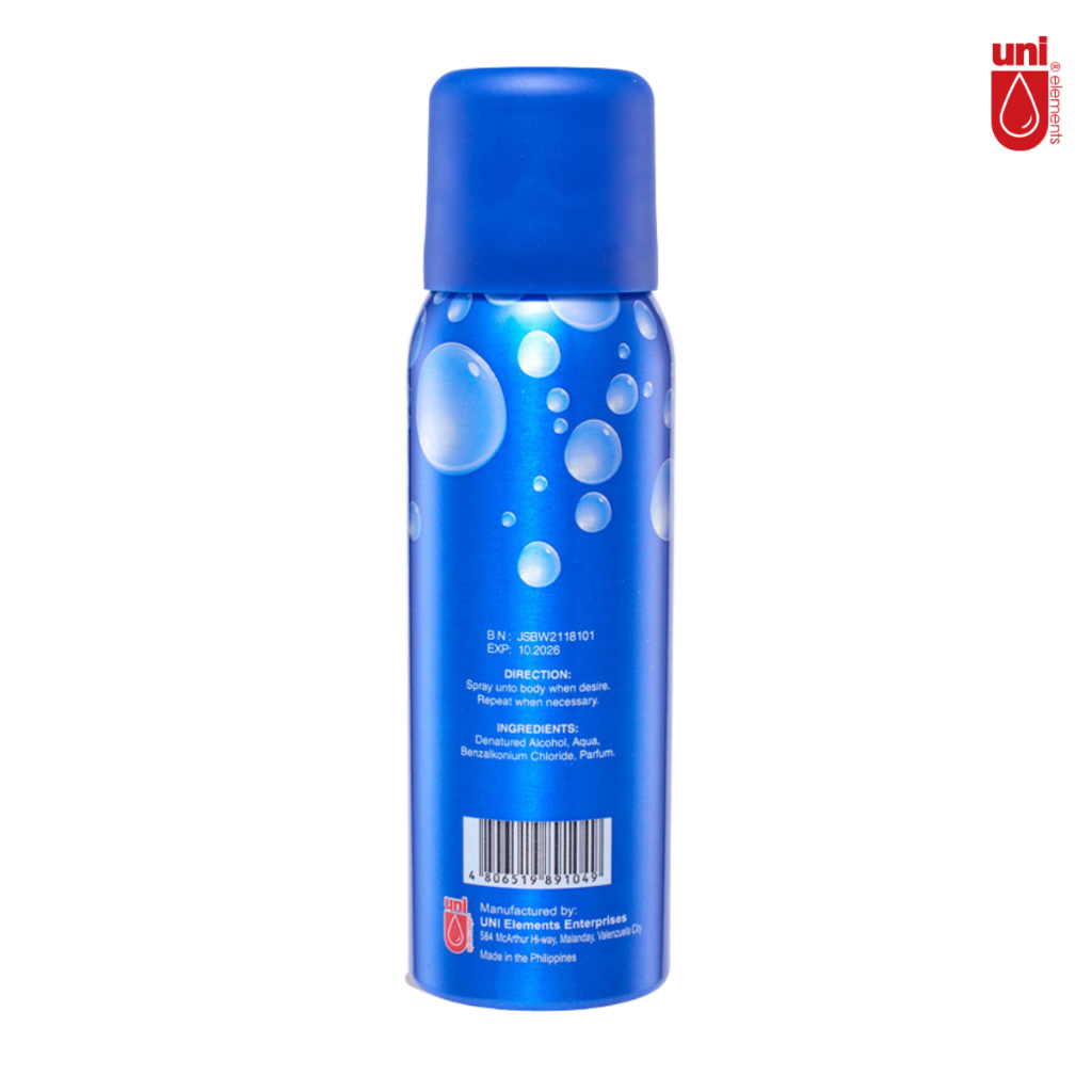 J Spray BLUE WATER Men's Fragrance Deo Body Spray 60ml | Shopee Philippines