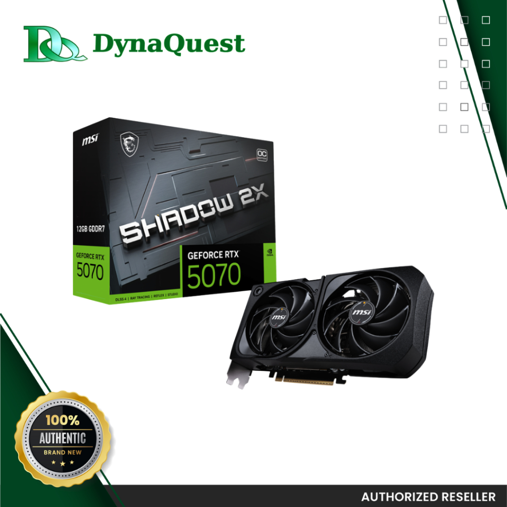 MSI RTX 5070 Shadow 2X OC 12GB Graphics Card | Shopee Philippines