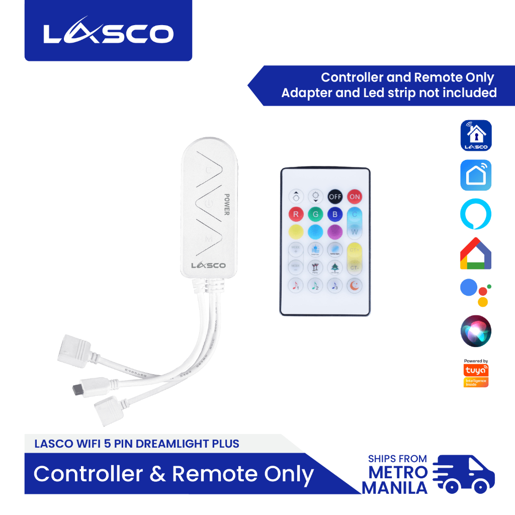 Lasco Wifi Dreamlight plus 5 PIN Controller and Remote only | Shopee ...