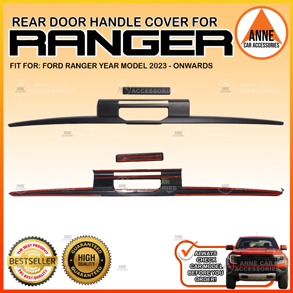Tailgate Rear Handle Cover Ford Ranger 2023 Only / Ranger T9 2023 2024 ...