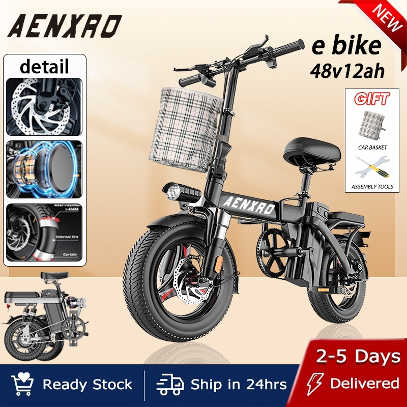 AENXRD Folding electric bicycle e bike 48v11ah