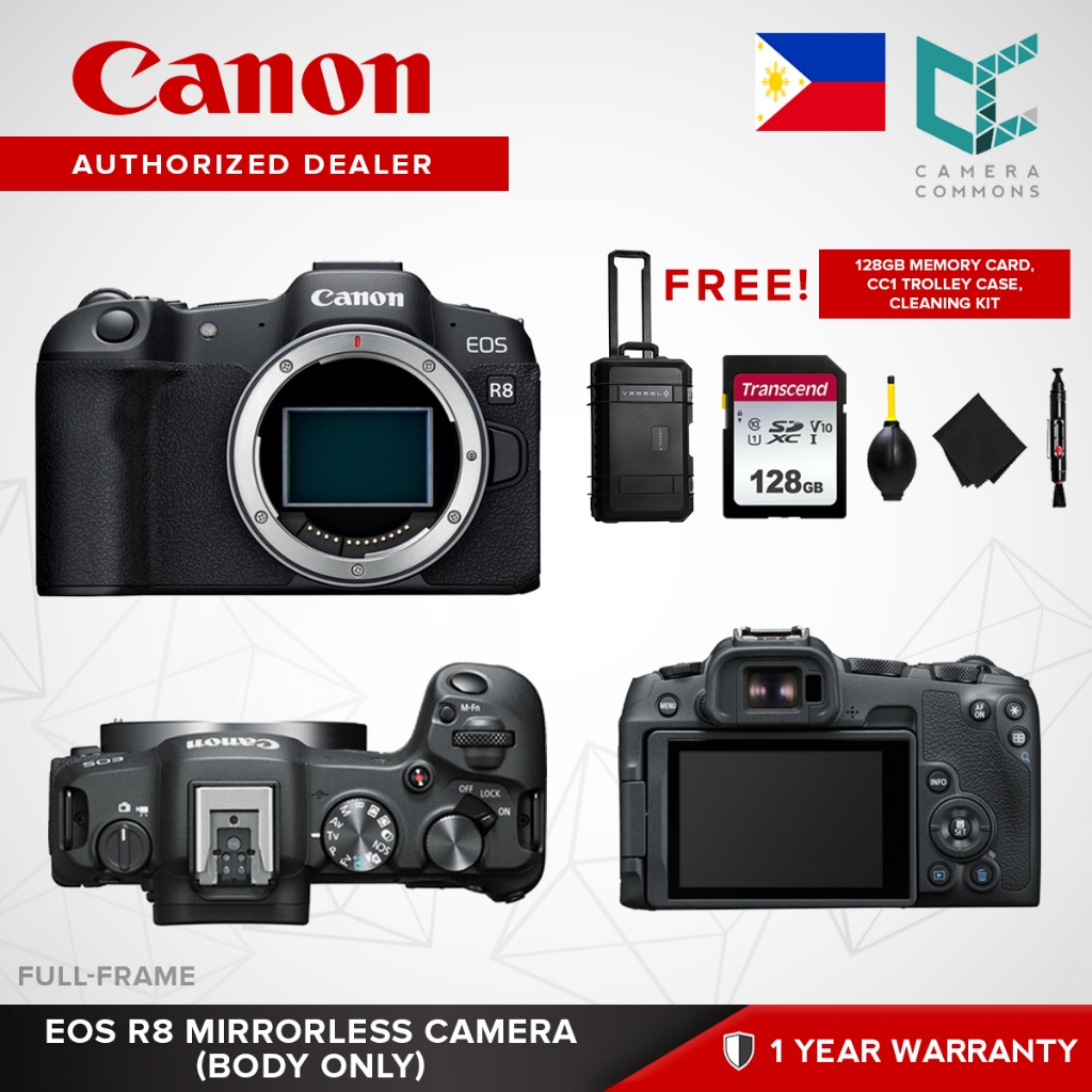 Canon EOS R8 Mirrorless Camera Full-Frame CMOS Sensor | Shopee Philippines