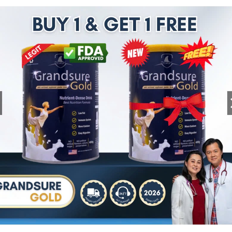 LEGIT Grandsure Gold product 400grams | Shopee Philippines