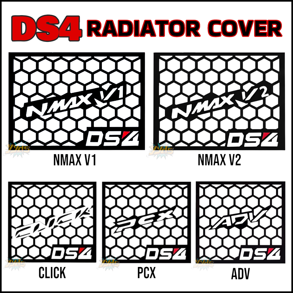 DS4 RADIATOR COVER FOR CLICK / PCX / ADV / NMAX V1 / NMAX V2 | Shopee ...