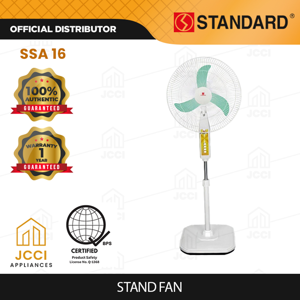Standard Stand Fan - Deluxe Classic Type -16 inches (SSA-16) | Shopee ...