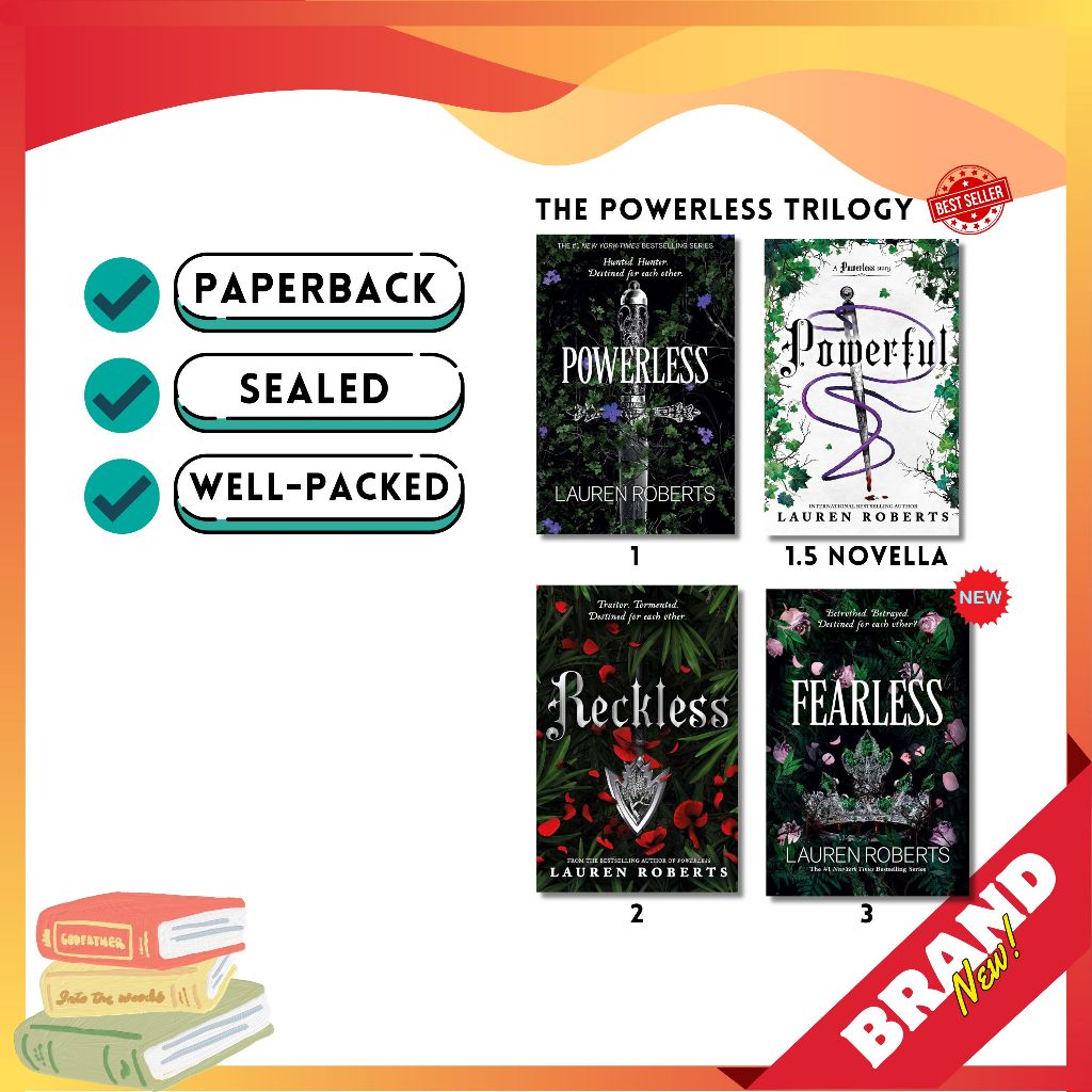 The Powerless Trilogy: Powerless, Powerful, Reckless, Fearless ...