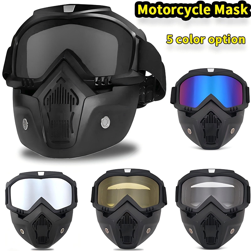 Universal Motorcycle Goggles Mask Helmet Goggles | Shopee Philippines