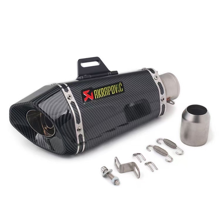 (COD) Akrapovic Slant Exhaust Pipe Premium Quality (38- 51mm) | Shopee ...