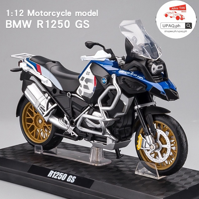 *upaq.ph* BMW R1250 GS 1:12 METAL ALLOY TOY CAR DIE CAST MOTORCYCLE ...