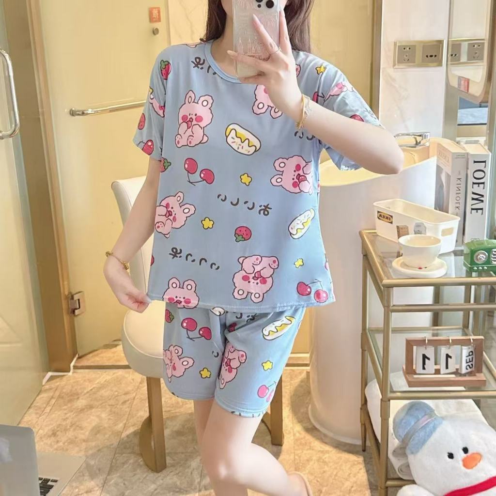 @FOREVER Casual Home Wear Terno Short Student Cute and Sweet Casual ...