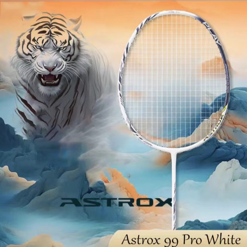 YY Badminton Racket ASTROX 99 Pro White Tiger Full Carbon Single 4U 83g ...