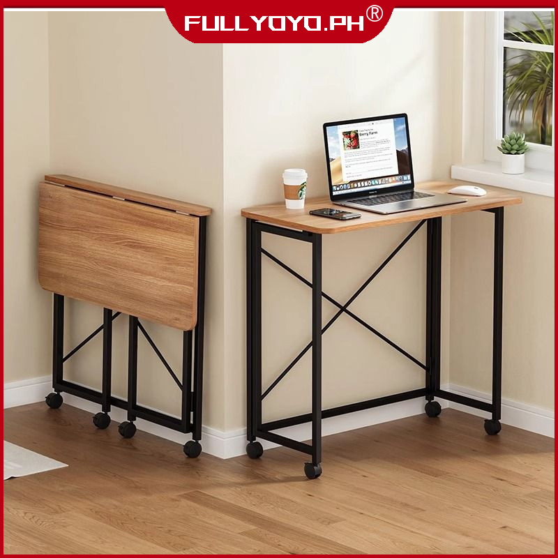 COD PH⚡Folding Table Student Learning Table Can Move The Desk Home ...