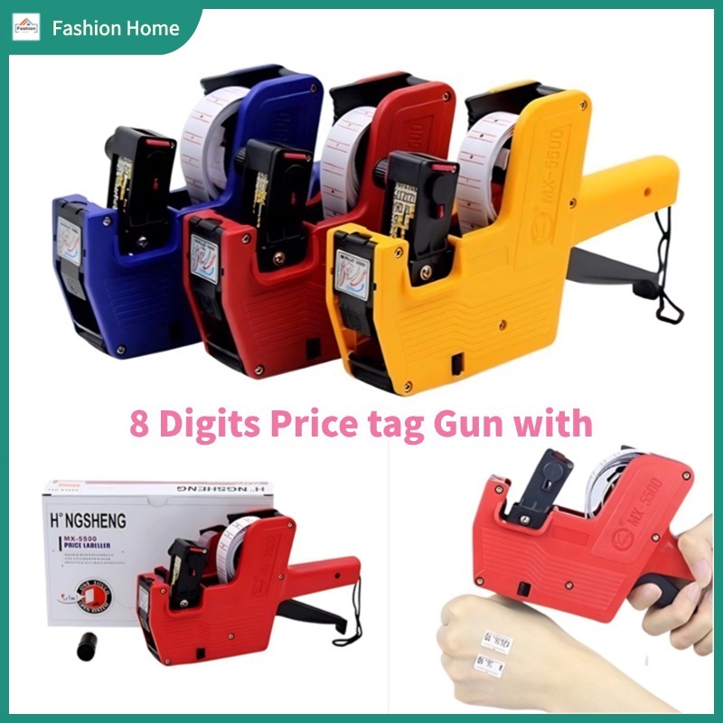 Label printing gun 8-bit digital printing With 5000 label stickers For ...