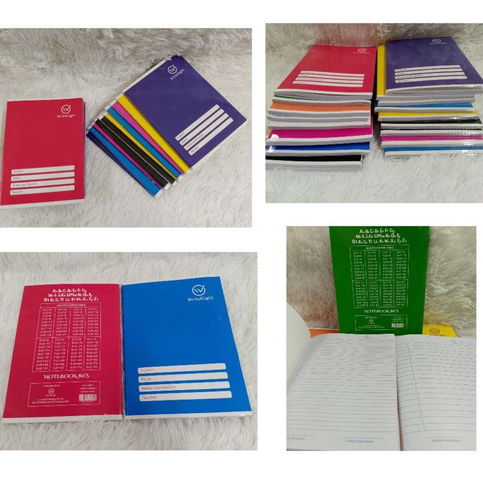 (10pcs)Assorted Color Writing and Composition Notebook With Cover And ...