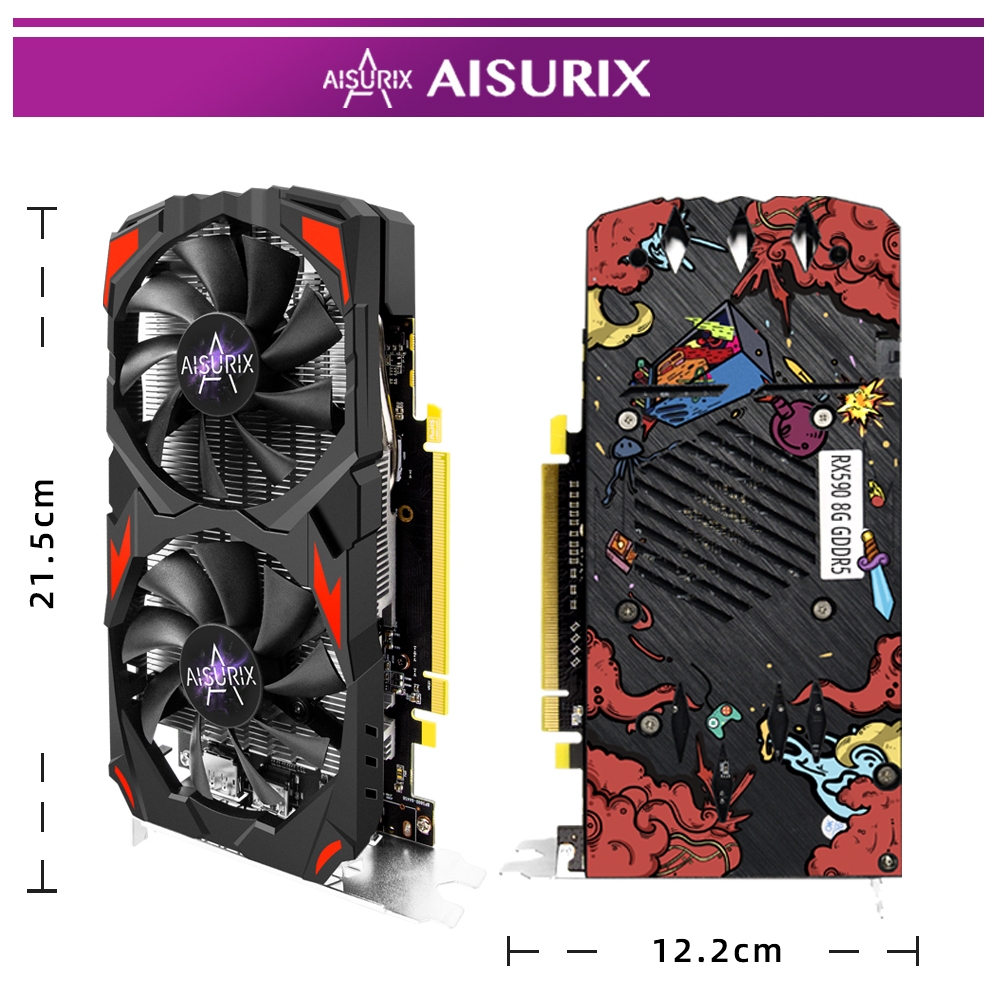 HP AMD Radeon RX580 8GB DOOKU-RX580 HP AMD RX580 8GB