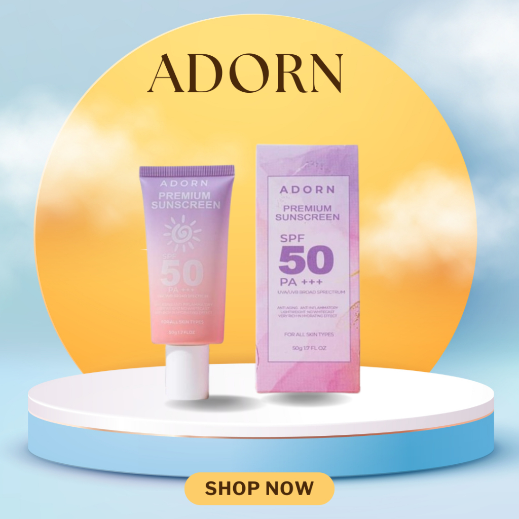 Adorn premium sunscreen spf50 pa+++ | Shopee Philippines