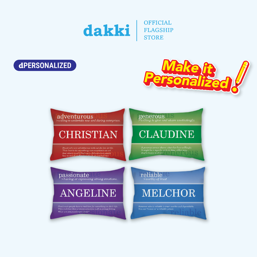 Dakki 10.5 x 15 Best Seller Snooze Personalized Pillow | Shopee Philippines