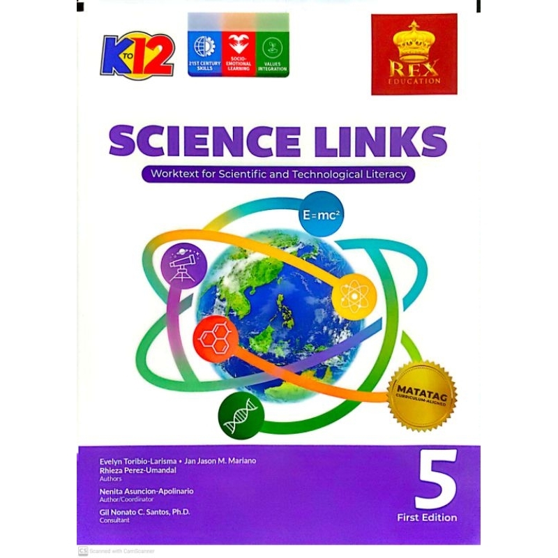 SCIENCE LINKS 5 (2025 MATATAG EDITION) WORKTEXT FOR SCIENTIFIC AND ...