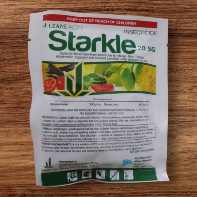 STARKLE 20 SG DINOTEFURAN (25 GRAMS )BY LEADS AGRI | Shopee Philippines