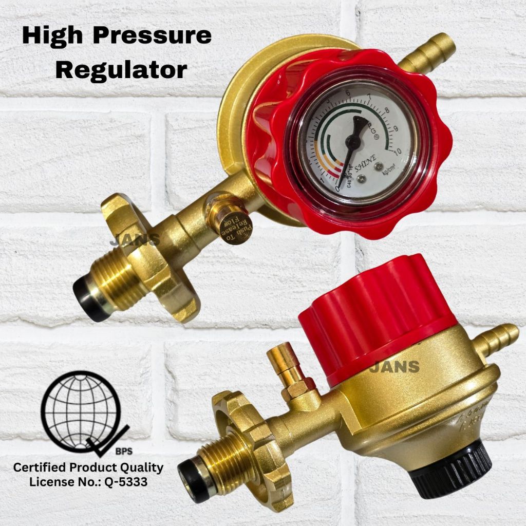 Regulator High Pressure with Safety Controller Shine Brand Heavy Duty ...