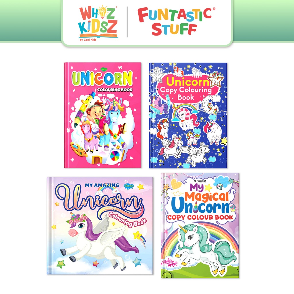 Whiz kidsz unicorn coloring books for kids high quality print books