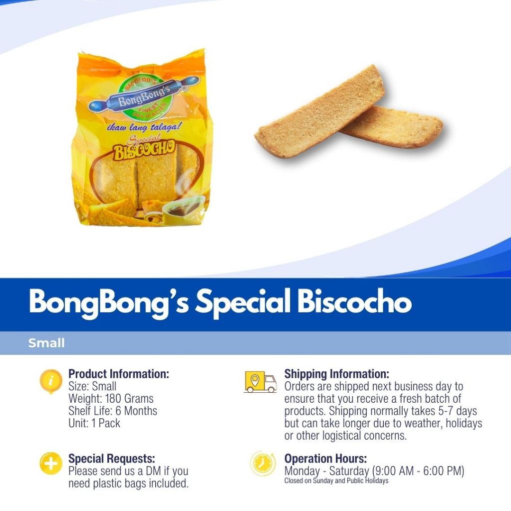 BongBong's Biscocho Small | Shopee Philippines