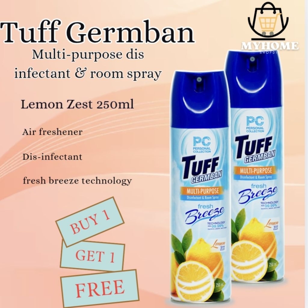 TUFF GERMBAN LEMON ZEST BUY 1 TAKE 1 MULTI PURPOSE DISINFECTANT AND ...