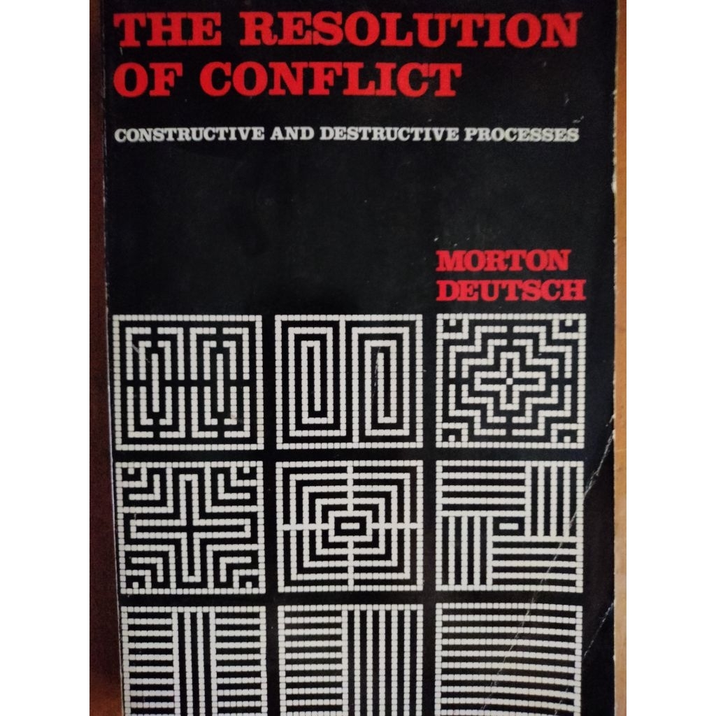 The Resolution of Conflict: Constructive and Destructive Processes ...