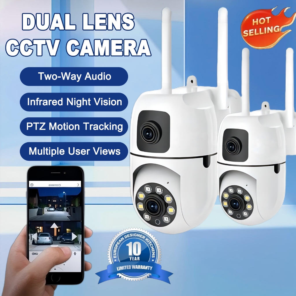 BUY 1 TAKE 1 V380 Pro CCTV Camera Connect Cellphone 1080P HD Dual Lens ...