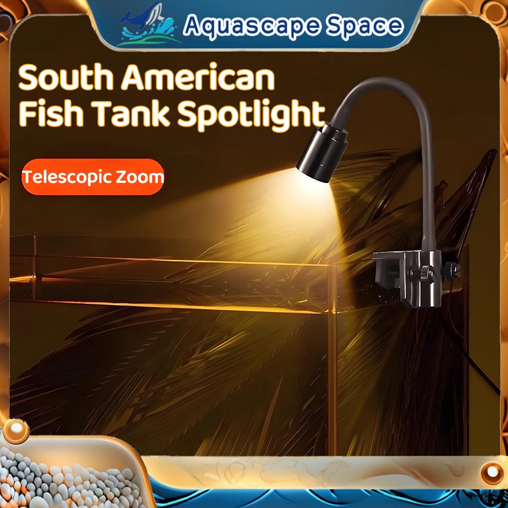 Fish Tank Zoom Spotlight South American Lamp Aquarium Ornamental Led ...