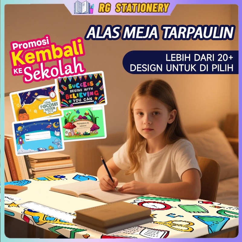 PVC Sticker Cloth For Study Table School TableCloths Waterproof Can ...