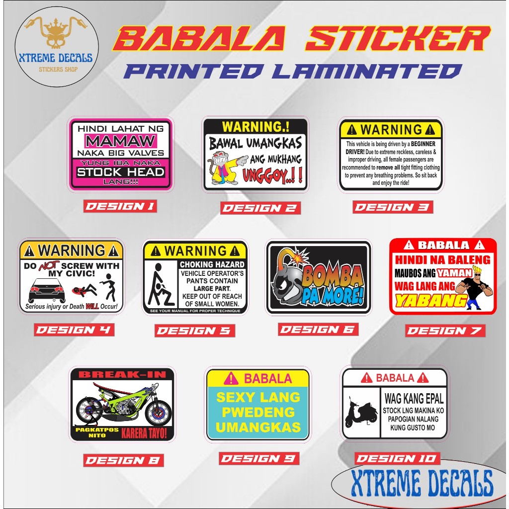 babala sticker part 4 | Shopee Philippines
