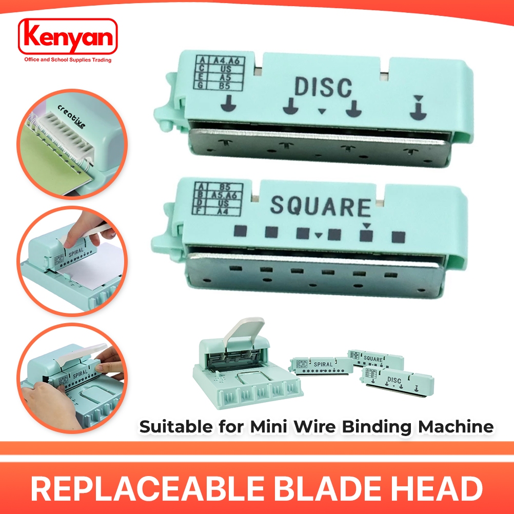 Creative Mini Binding Machine With Multifunctional Replaceable Hole ...