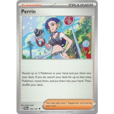 Pokemon TCG - PERRIN 160/167 Uncommon - Twilight Masquerade | Shopee ...