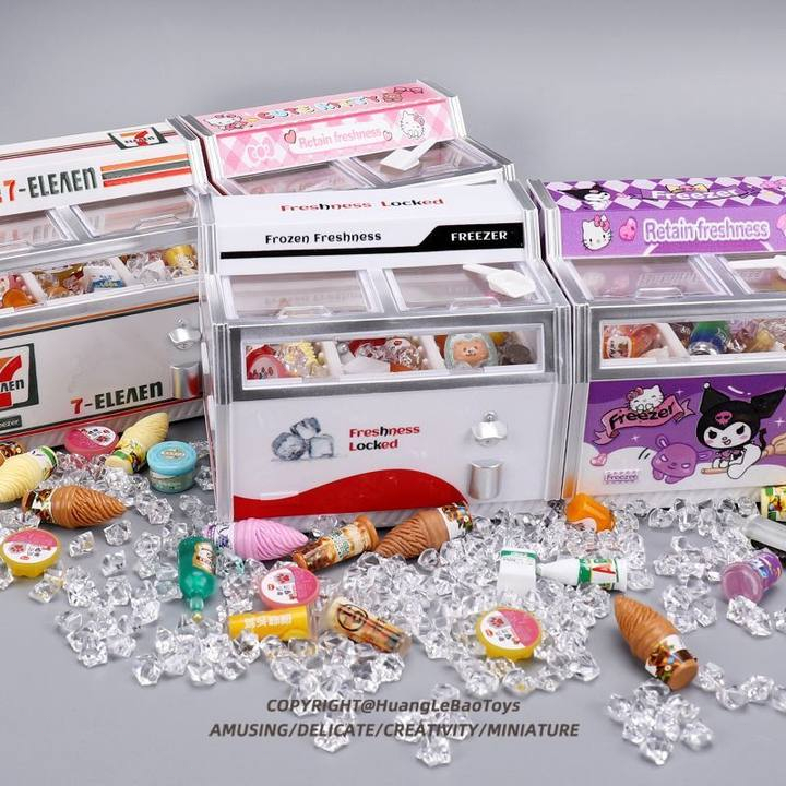 Supermarket Refrigerator Decor Detachable Durable 3D Freezer Magnets ...