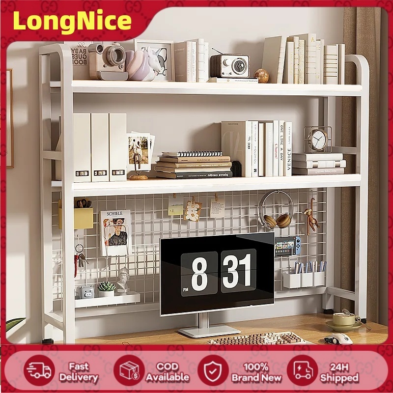 Desktop storage shelf desk storage rack multi-layer shelf home student ...