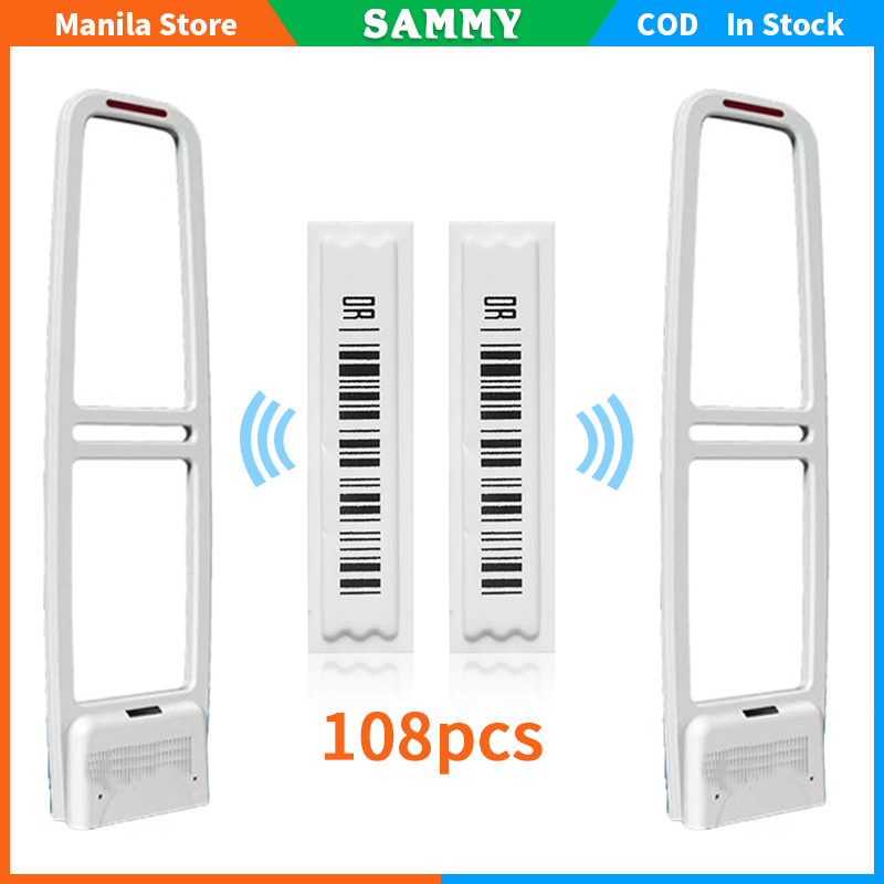 108Pcs Security Barcode Tags 58khz AM Soft Labels AM Alarm System ...