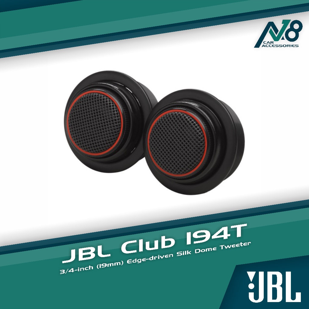 JBL Club 194T ¾-inch (19mm) Edge-driven Silk Dome Tweeter Genuine ...