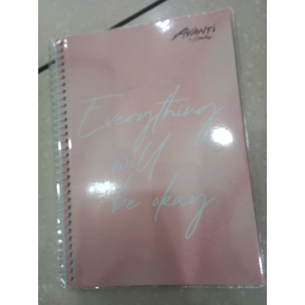 AVANTI SET 8 NOTEBOOK SPIRAL COMPOSITION (black line) WITH PLASTIC ...