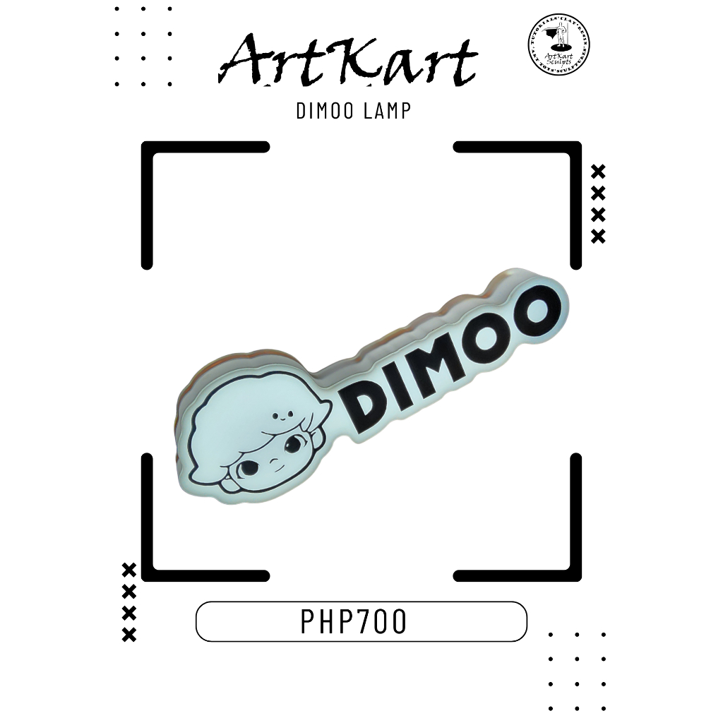 ART KART Dimoo Lamp 3D Printed Acrylic | Shopee Philippines
