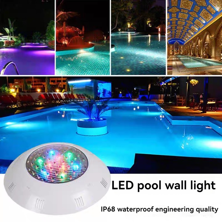 Swiming pool light Underwater Decor RGB SMD LED light remote control ...