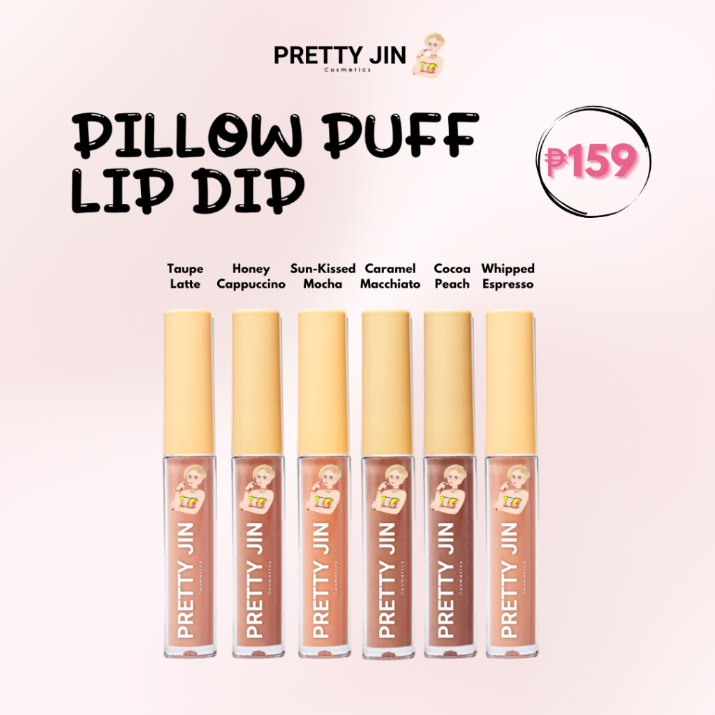 Pretty Jin Cosmetics Pillow Puff Lip Dip | Shopee Philippines