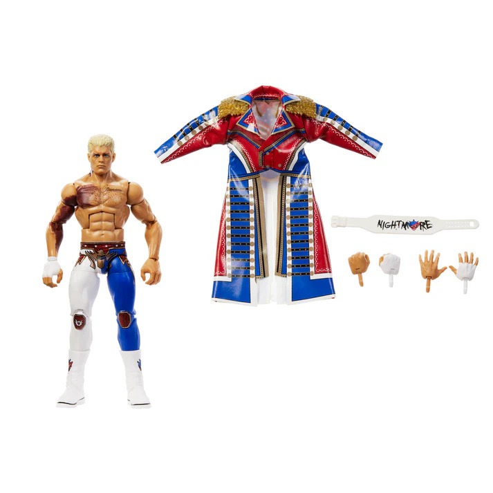 MATTEL WWE Elite From the Vault Series Cody Rhodes Bruised With ...