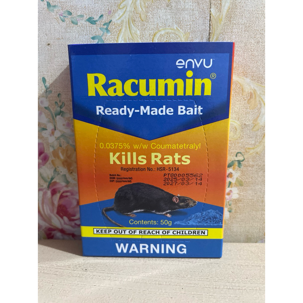 Racumin Ready-Made Bait kills Rats 50grams | Shopee Philippines